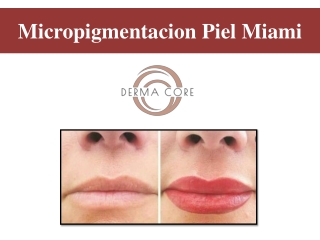 Micropigmentacion Piel Miami