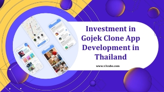 Gojek Clone App Development in Thailand
