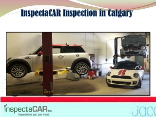 THE BEST VEHICLE INSPECTIONS IN THE INDUSTRY : InspectaCAR