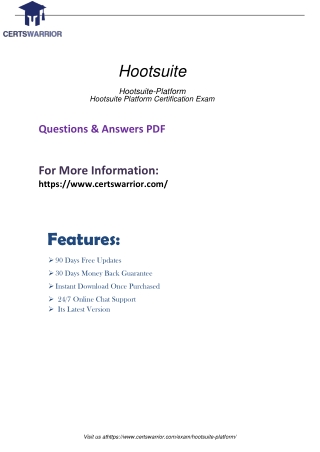 Hootsuite-Platform certification Book Training 2021