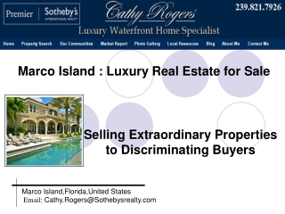 Marco island homes for sale