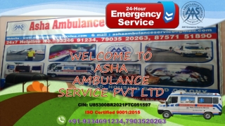 Take the Best Road Ambulance Service at an Affordable Price |ASHA