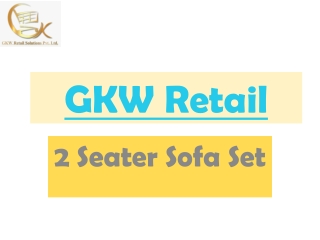 2 seater sofa set