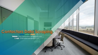 Contactors Data Scraping