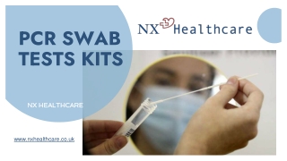 Order PCR Swab Test Kits From NX Healthcare