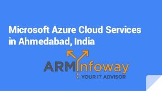 Microsoft Azure Cloud Services in Ahmedabad, India