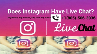 Does Instagram Have Live Chat?
