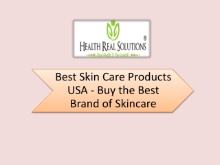 Best Skin Care Products USA - Buy the Best Brand of Skincare