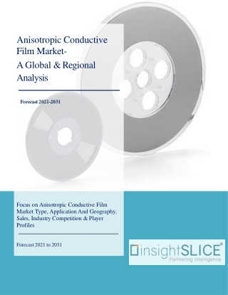 Anisotropic Conductive Film Market Share, Trends, Analysis and Forecasts, 2031