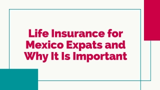 Life Insurance for Mexico Expats and Why It Is Important