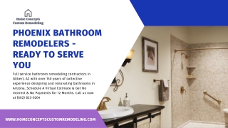 Phoenix Bathroom Remodelers - Ready to Serve You