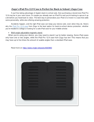 iPad Pro 12.9 Case