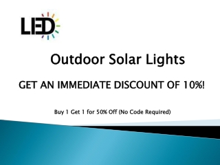 outdoor solar lights