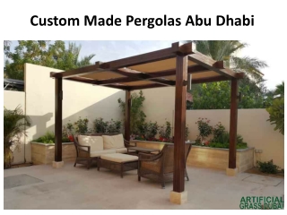 Custom Made Pergolas Abu Dhabi