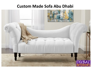 Custom Made Sofa Abu Dhabi