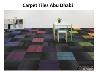 Carpet Tiles Abu Dhabi
