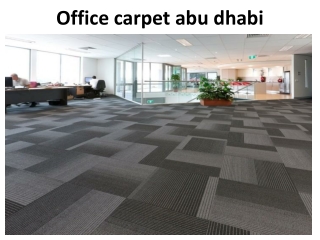 Office carpet abu dhabi