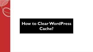 How to Clear WordPress Cache?