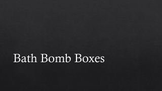 cbd bath bomb boxes