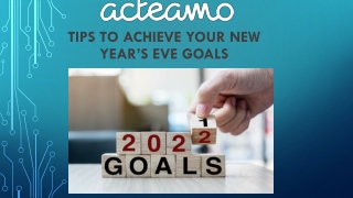 TIPS TO ACHIEVE YOUR NEW YEAR’S EVE GOALS