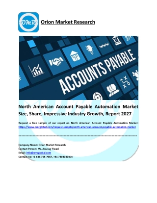 North American Account Payable Automation Market Share and Forecast 2021-2027