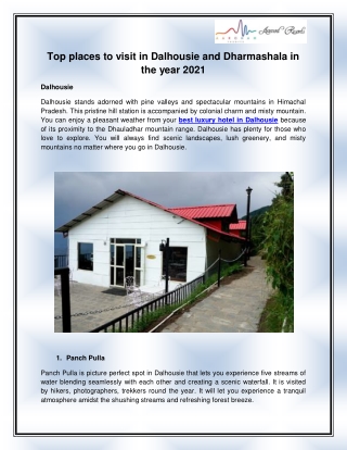 Best Luxury Hotel in Dalhousie