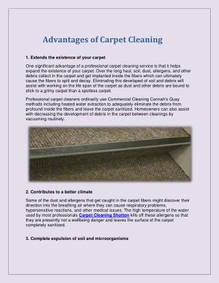 Get Carpet Cleaning in Shotton
