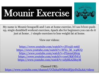 Strong body exercises