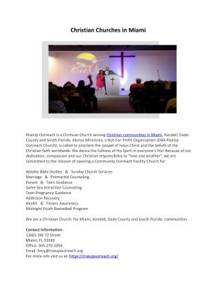 Christian Churches in Miami