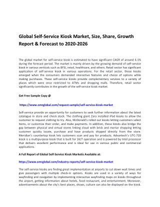 Global Self-Service Kiosk Market