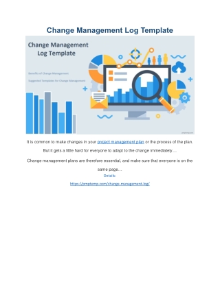 Change Management Log Template