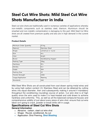 Steel Cut Wire Shots-converted