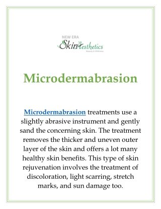 Microdermabrasion