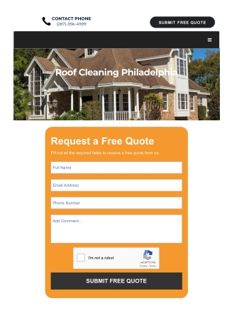 Roof Cleaning Philadelphia