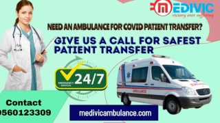 Medivic Ambulance Service from Koderma to Hazaribagh with Medical Gadgets