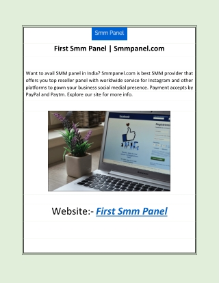First Smm Panel | Smmpanel.com