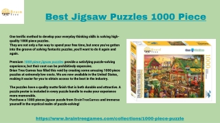 Best Jigsaw Puzzles 1000