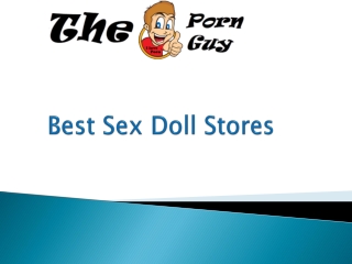 Best Sex Doll Stores