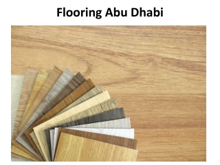 Flooring Abu Dhabi