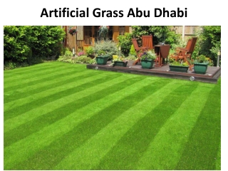 Artificial Grass Abu Dhabi