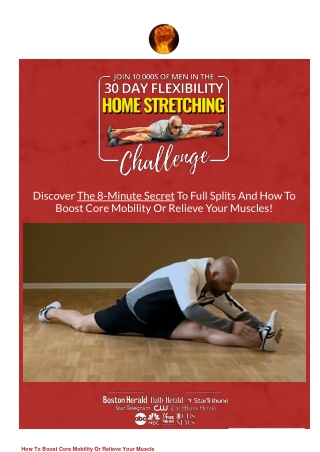 30 Days Flexibility Home Stretching