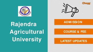 Rajendra Agricultural University - [RPCAU], Samastipur-converted