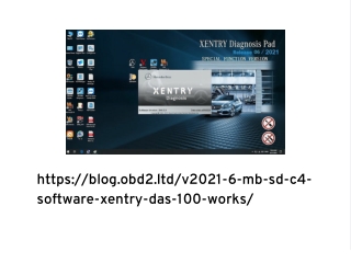 V2021.6 MB SD C4 Software Xentry Das 100% Works