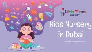 Kids Nursery in Dubai