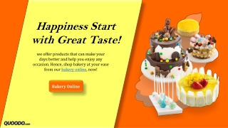 happiness start with great taste