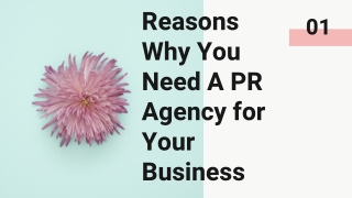 10 Reasons Why You Need A PR Agency for your Business