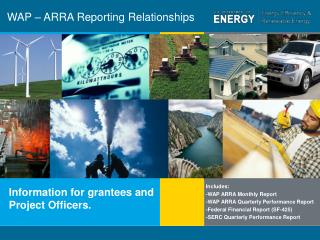 WAP – ARRA Reporting Relationships