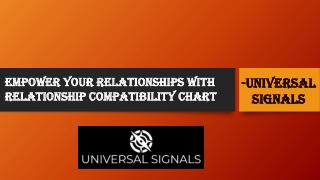 Empower your Relationships with Relationship Compatibility Chart