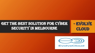 Get the Best Solution for Cyber Security in Melbourne