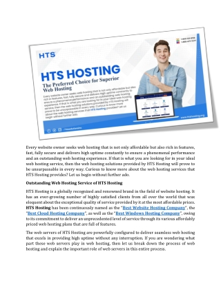 HTS Hosting: The Preferred Choice for Superior Web Hosting